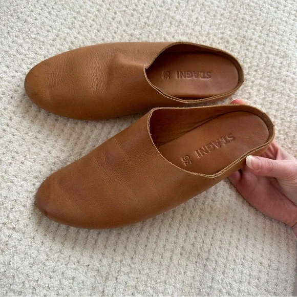 St Agni leather flats sz 36 - Picture 1 of 7